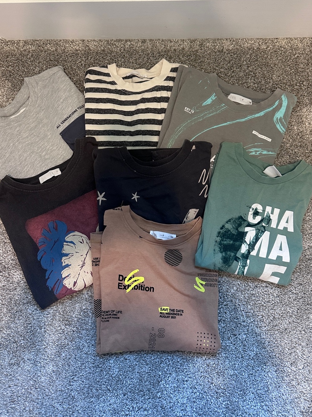 Zara Boy Bundle of T-shirts in size 8